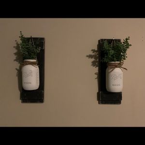 Mason Jar Sconces Wall Decor